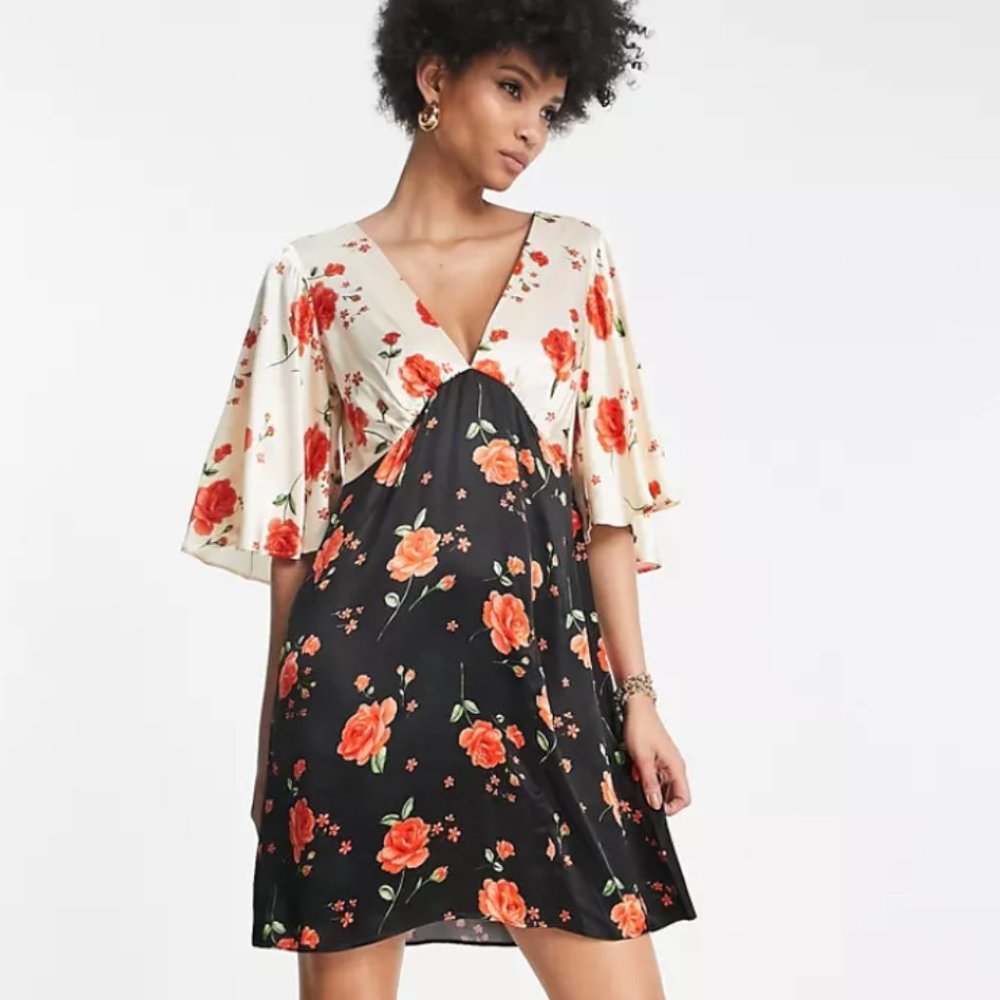 Topshop Rose Mini Dress